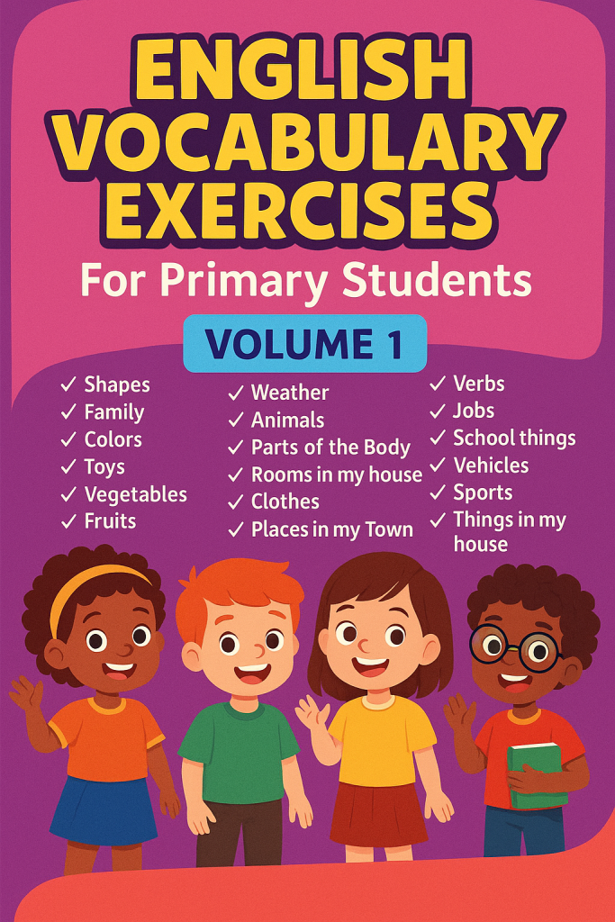 English Vocabulary Exercises for Primary Students